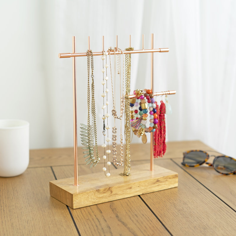 Wood Jewelry Stand