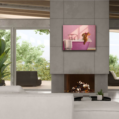  'The Bubble Bath' by Lucia Heffernan Canvas Wall Art, 34" x 26"