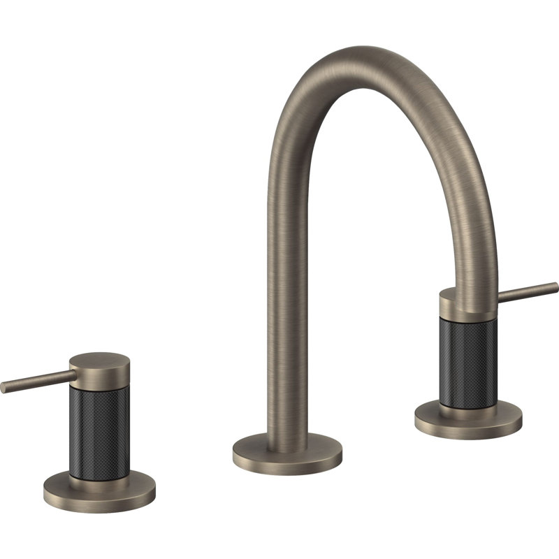 D Street 8" Widespread Lavatory Faucet, Antique Nickel Flat