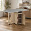 Table de salle à manger pliante avec garde-robe et étagères de rangement, table de cuisine mobile et peu encombrante pour petits espaces