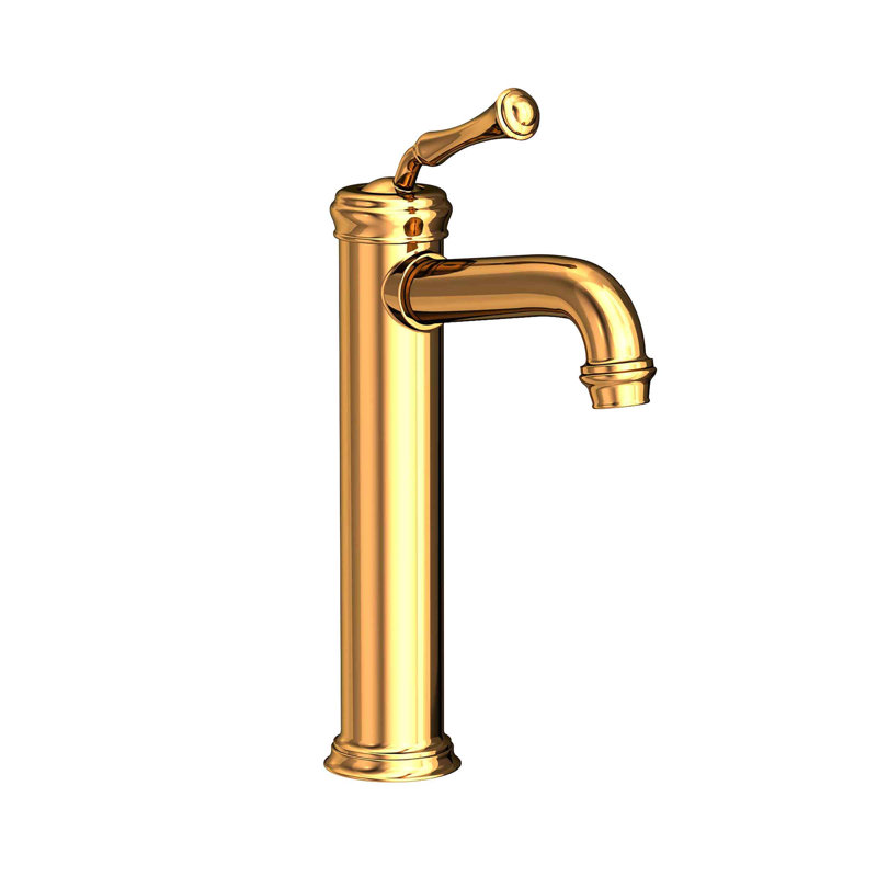 Astor Single Hole Vessel Faucet, Polished Gold (PVD)
