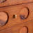 Black+Brown Solid Wood Accent Cabinet