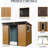 8x6 Ft Metal Shed With Ventilation & Window - Fresh Air Visibility Spacious Outdoor Accommodate Garden Tools Equipment-118641026