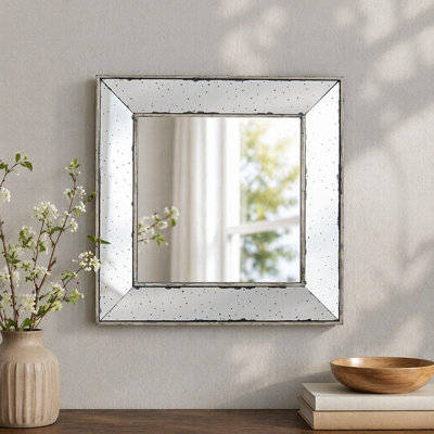Miroir d'appoint patiné
