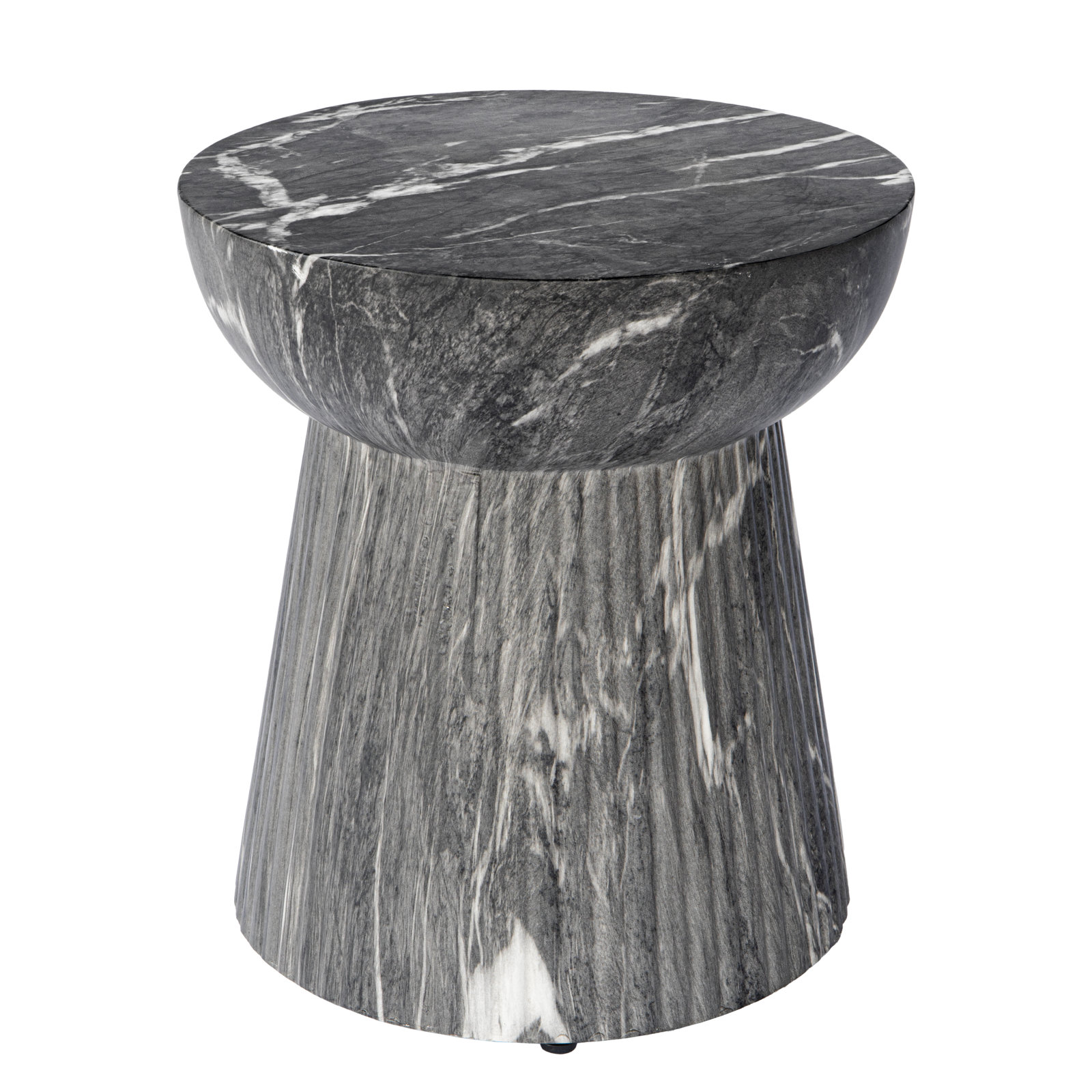 15" Patio Side Table, Dark Gray