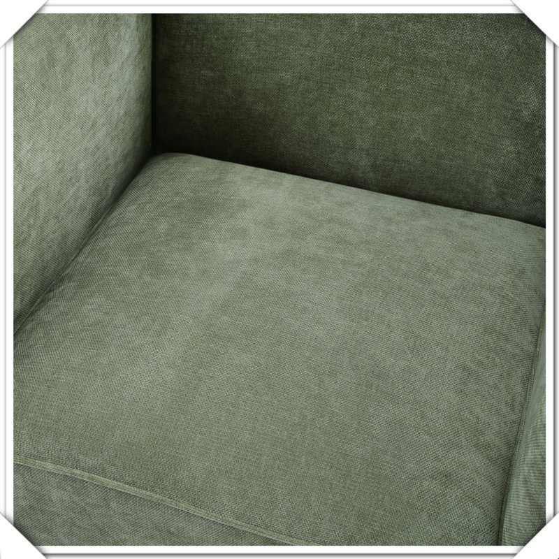 Fauteuil demi-tonneau de salon moderne, Vert