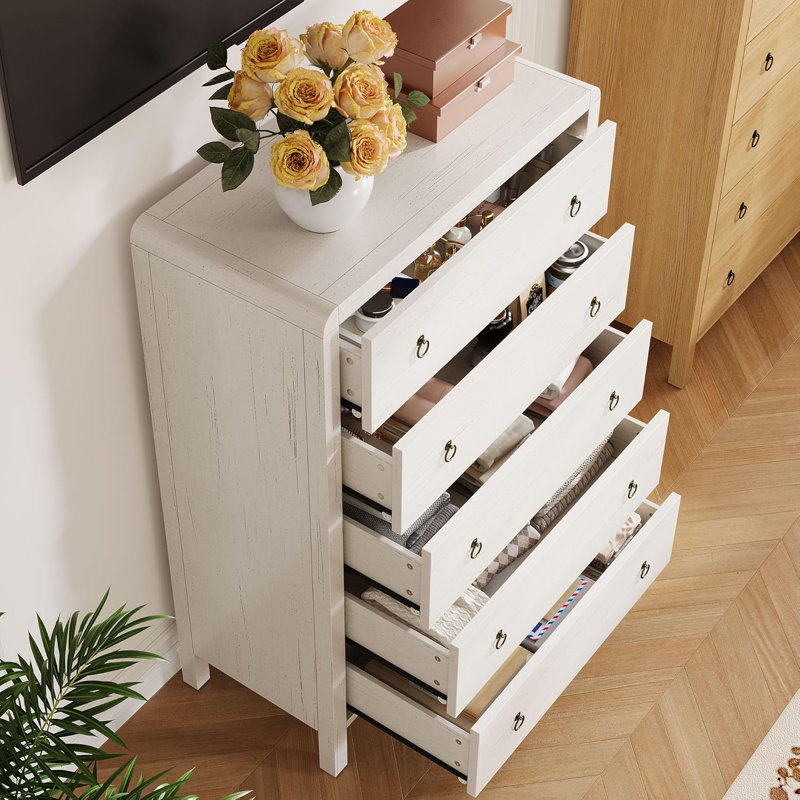 Drawer Dresser, Modern Closet Dressers Chest of Drawers, Wood Storage Dresser Chest of Drawers Clothes Organizer for Bedroom Living Room Hallway Closet