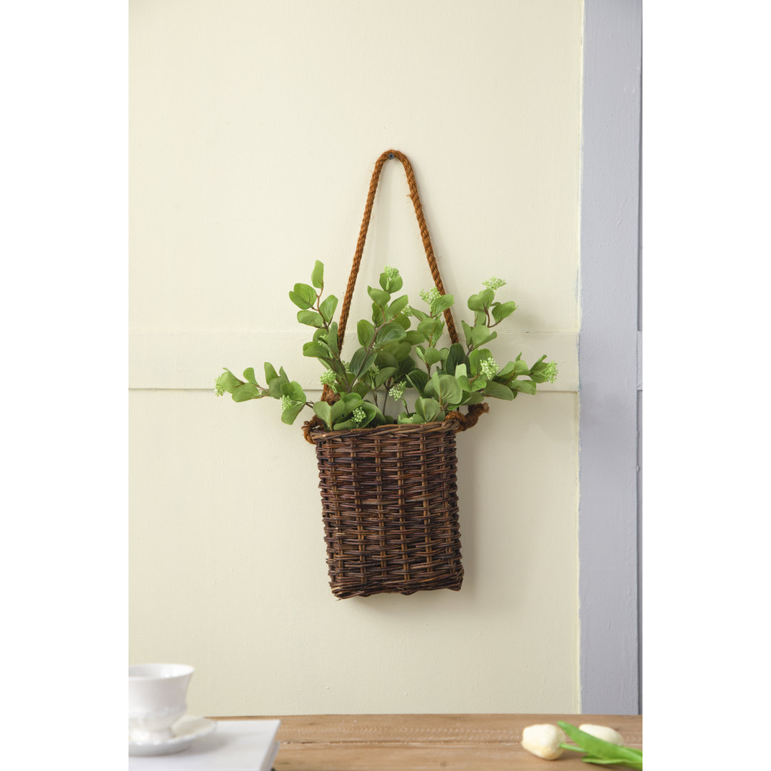 Beachcrest Home™ Solid Wood Decorative Basket Beachcrest Home™