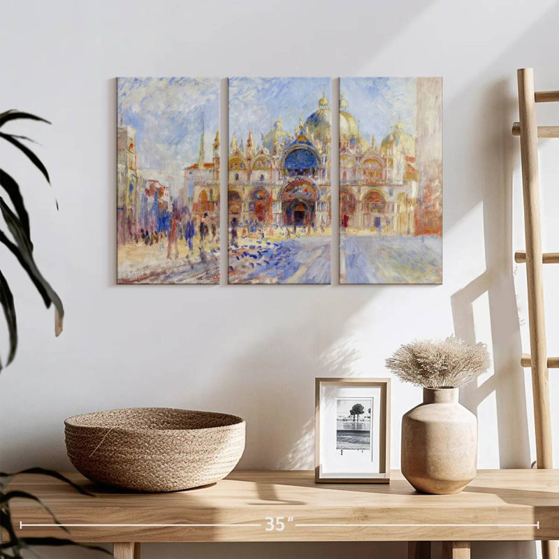 Sebbie The Piazza San Marco Venice, 20" H x 33" W