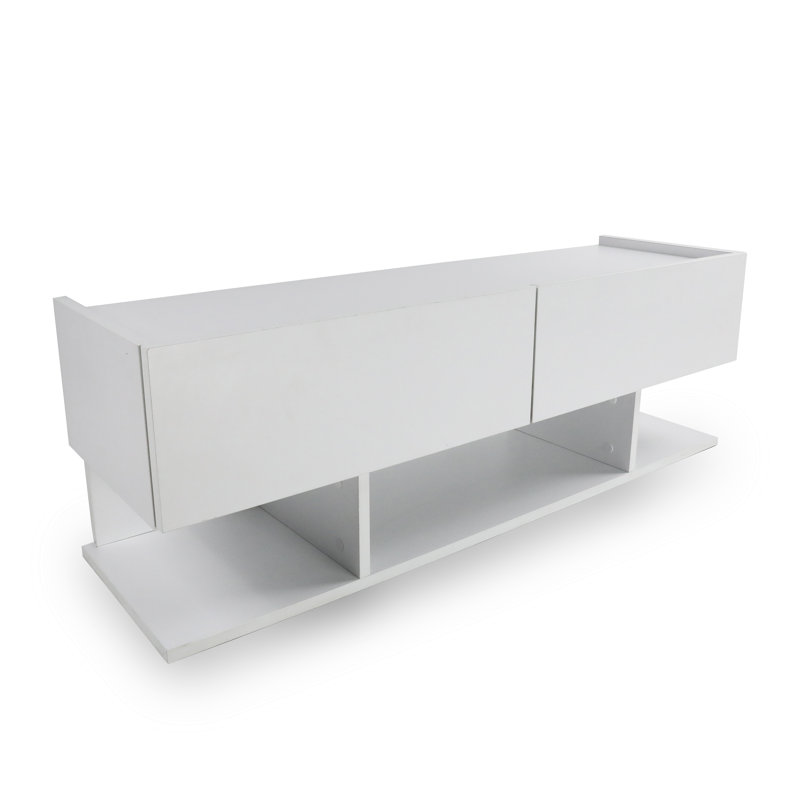 Metella Unfinished TV Stand for TVs up to 50", White