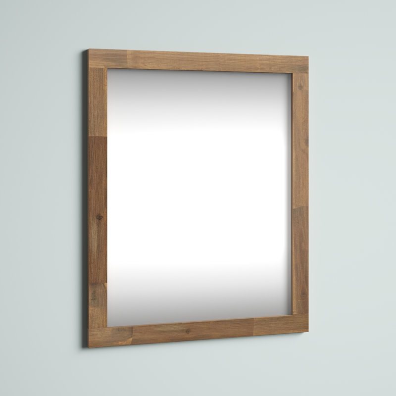 Miroir pour commode Boushra, Noyer clair
