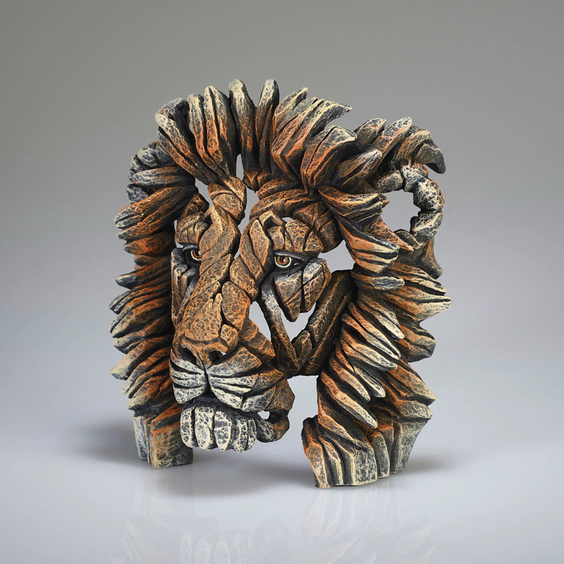 Figurine de buste de lion miniature Enge