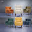 Fauteuil d'appoint confortable en chenille de style moderne pour le salon et la chambre à coucher