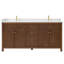 Elan TK 66" Freestanding Double Bathroom Vanity with Cultured Marble Top-1599979885-1599979891-1599979894