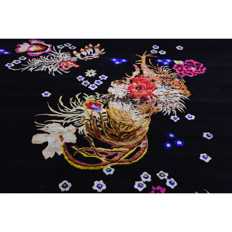 Floral Area Rug, Rectangle 8' x 10'