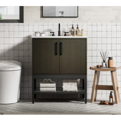 Meuble-lavabo simple 30 po