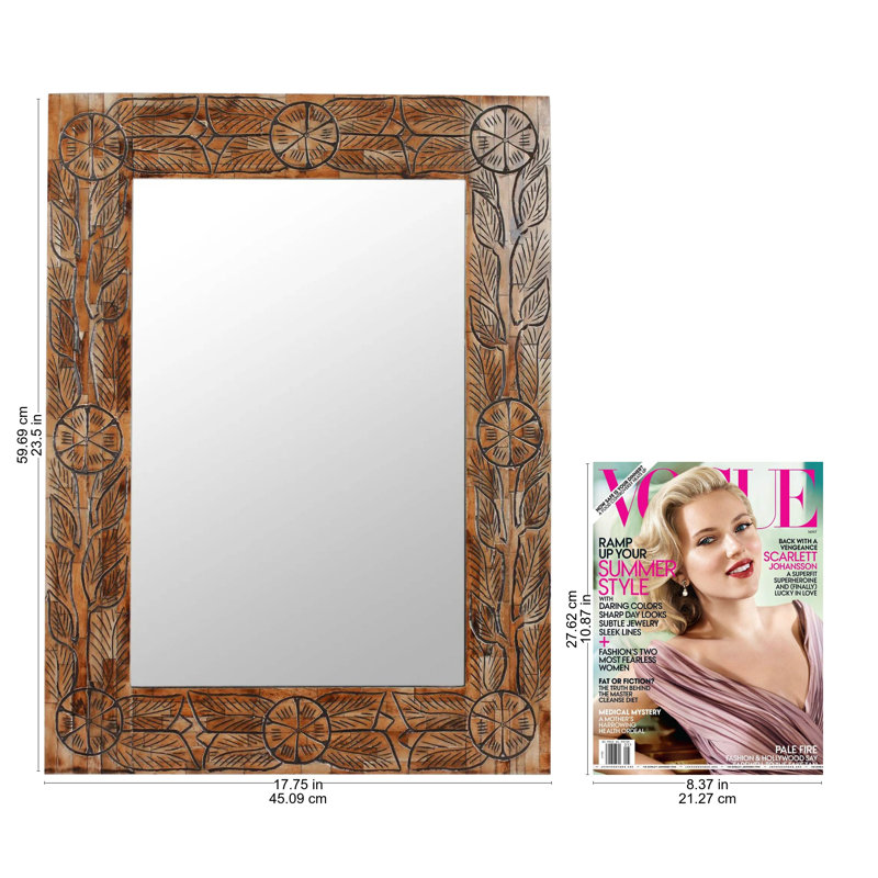 Ellory Solid Wood Frame Wall Mirror