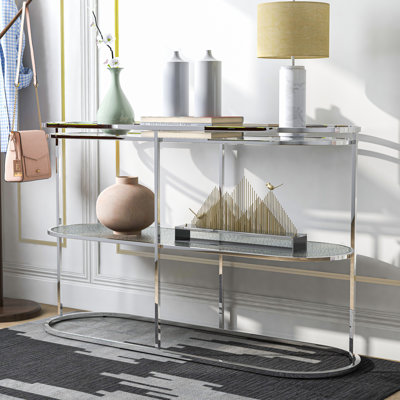 Arlandis 48'' Glass Top Console Table