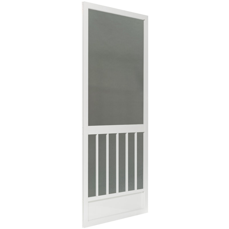 Porte moustiquaire en aluminium Westmore, Blanc