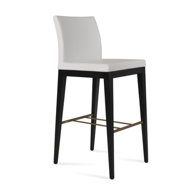 Aria Black Ash Wood Counter & Bar Stool