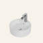 Lavabo de comptoir rond en céramique (finition blanche) certifié CUPC