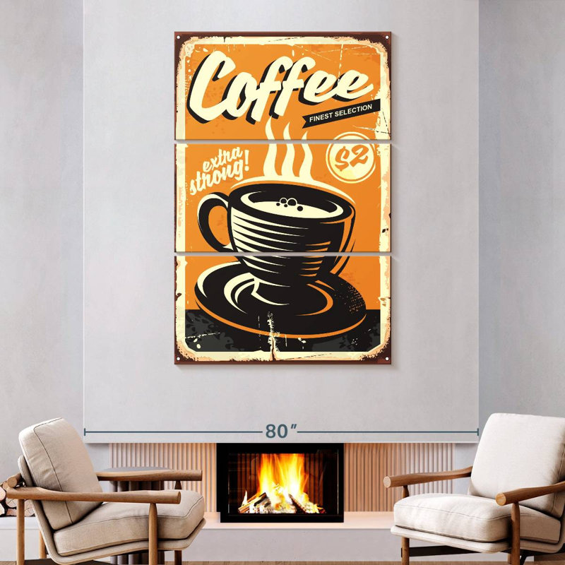 Yarlin Coffee Finest Selection, 74" H x 48" W