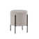 Repose-pieds rond en similicuir de 16 po de largeur Degregorio