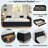 Upholstered Daybed With 2 Drawers And Comfortable Backrest