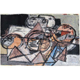Scandinavian One-of-a-Kind Rectangle 6' X 9' Area Rug