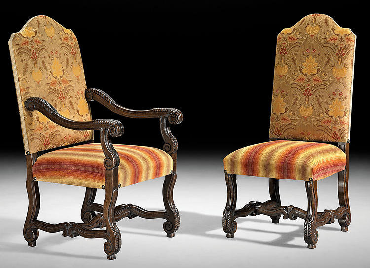 Upholstered Side Chair in Beige