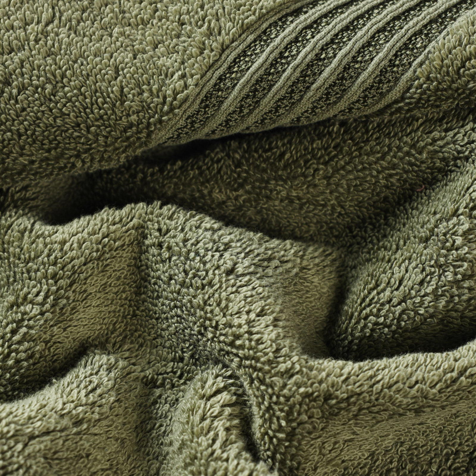 Oleg Egyptian Cotton Washcloth Set, Forest Green
