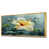 Toile avec cadre flottant or