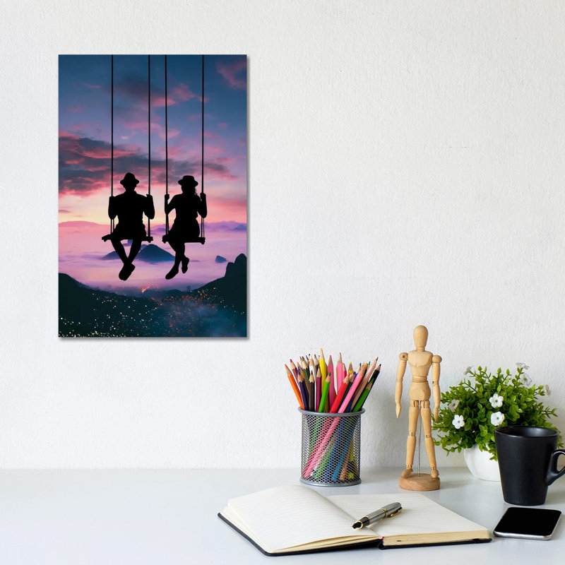 Sky Swing by Abdullah Evindar - Wrapped Canvas Print, 20.32 cm H x 30.48 cm W