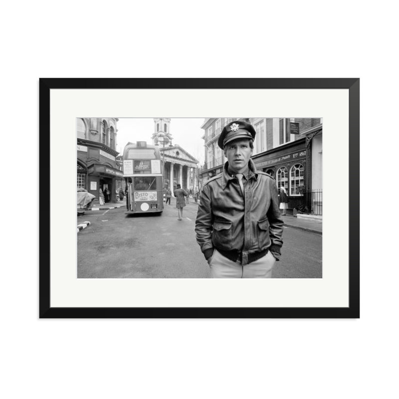 Harrison Ford, Black, 23" H x 31" W