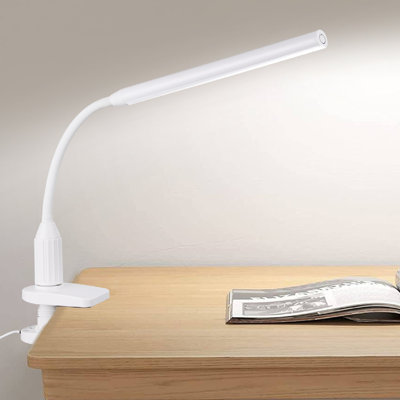 Flexible Study Clamp Lamp USB Powered Dimmable Touch Sensitive Light