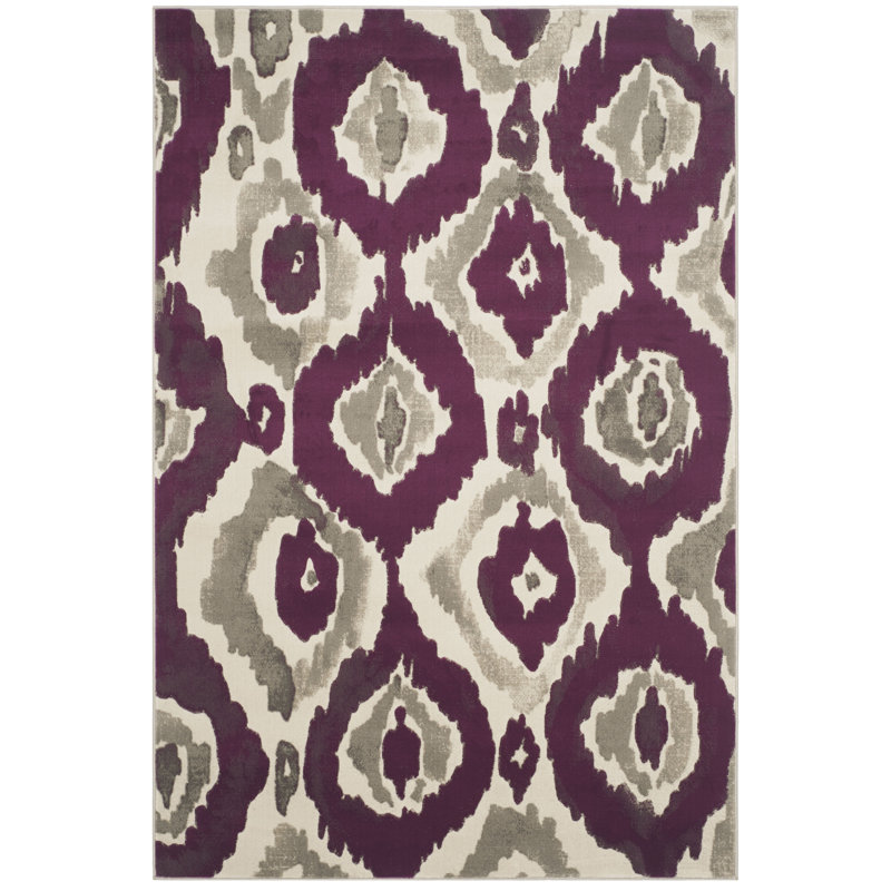 Tapis ikat performance Deasia Porcello, Rectangle 5 pi 2 po x 7 pi 6 po