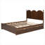 Queen Size Platform Bed With With 2 Big Drawers-107287789