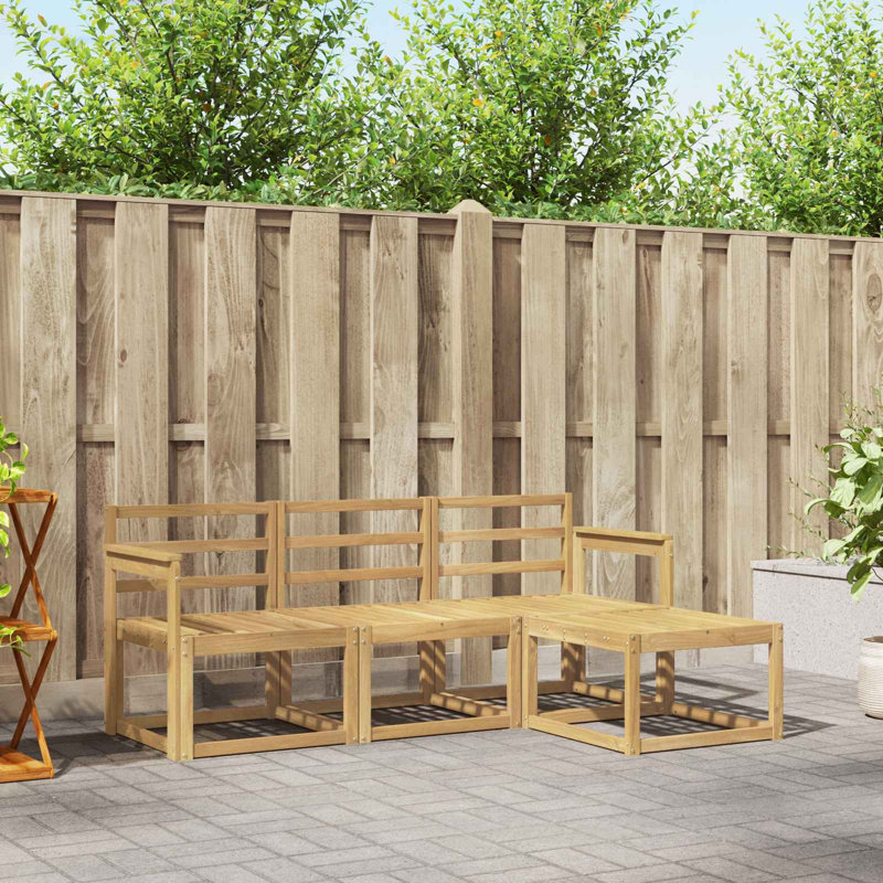 249cm Wide Patio Sofa, 4