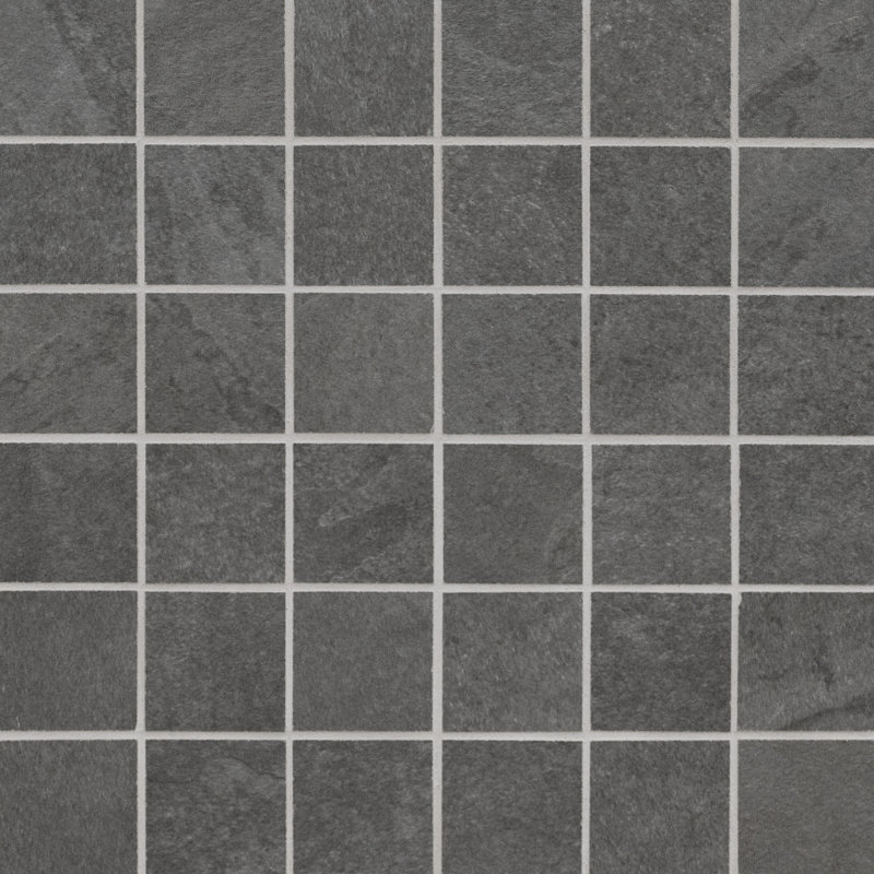 Lucenta Grid 12 in. x 12 in. Matte Porcelain Mosaic Floor and Wall Tile, Dusk
