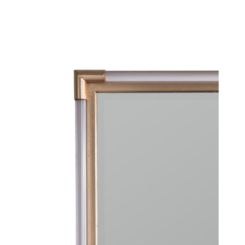 Ambrose Flat Metal Beveled Mirror