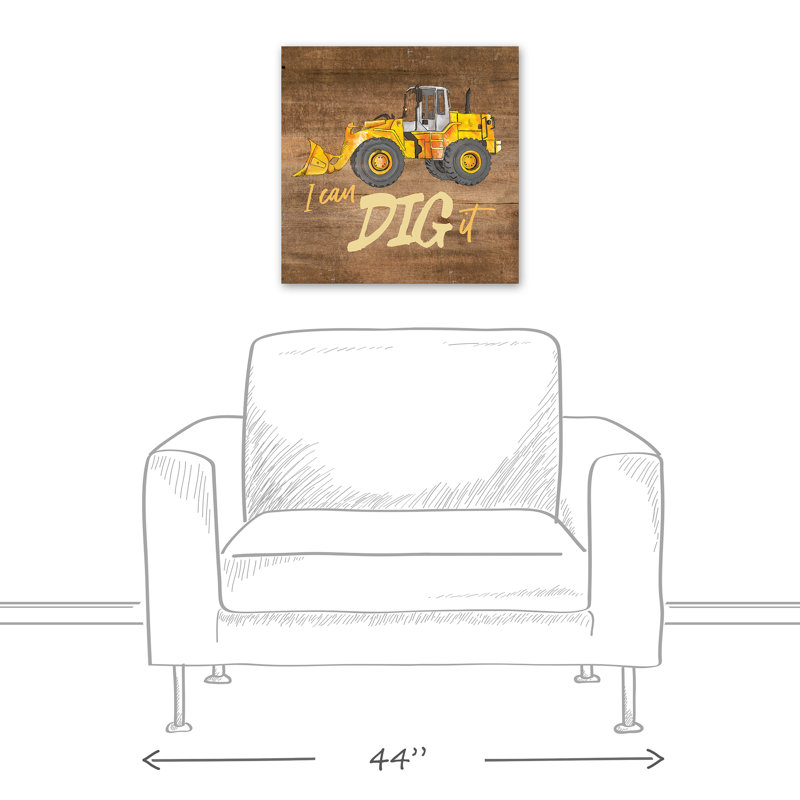 Art sur toile i peut creuser Mame, H 20 po x l 20 po x P 1,25 po