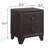 Espresso 2-Drawer Nightstand