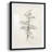 Vintage Sketch XC - Antique Sketch Study, Matted and Framed Under Acrylic Glass, Entryway and Hallway Wall Art