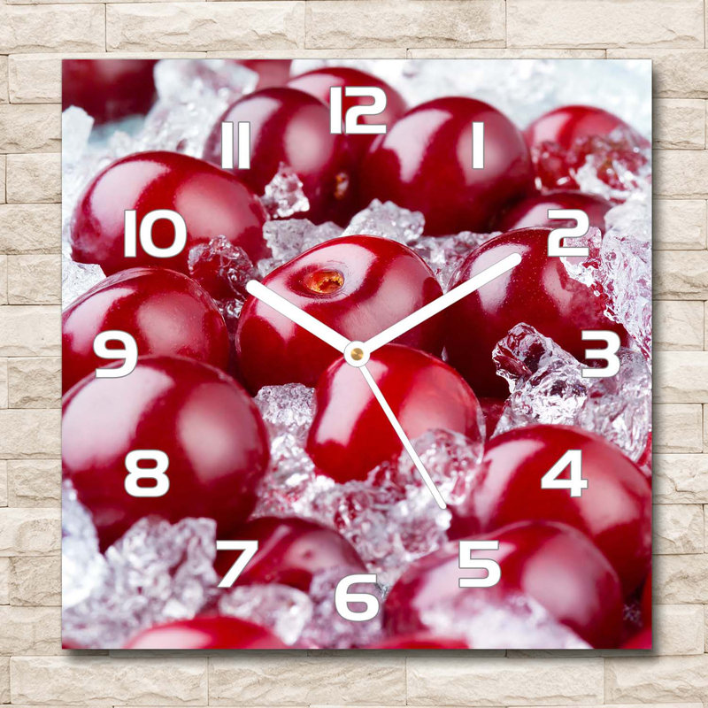 Johnrussell Glass Wall Clock, White
