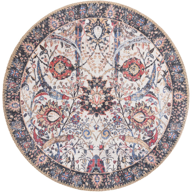 Mailen Performance Chenille Floral Indoor Rug
