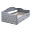 Lit de jour simple rembourré capitonné avec couchette, canapé-lit en velours avec ports USB et ports de charge de type C, aucun sommier nécessaire-1520715815