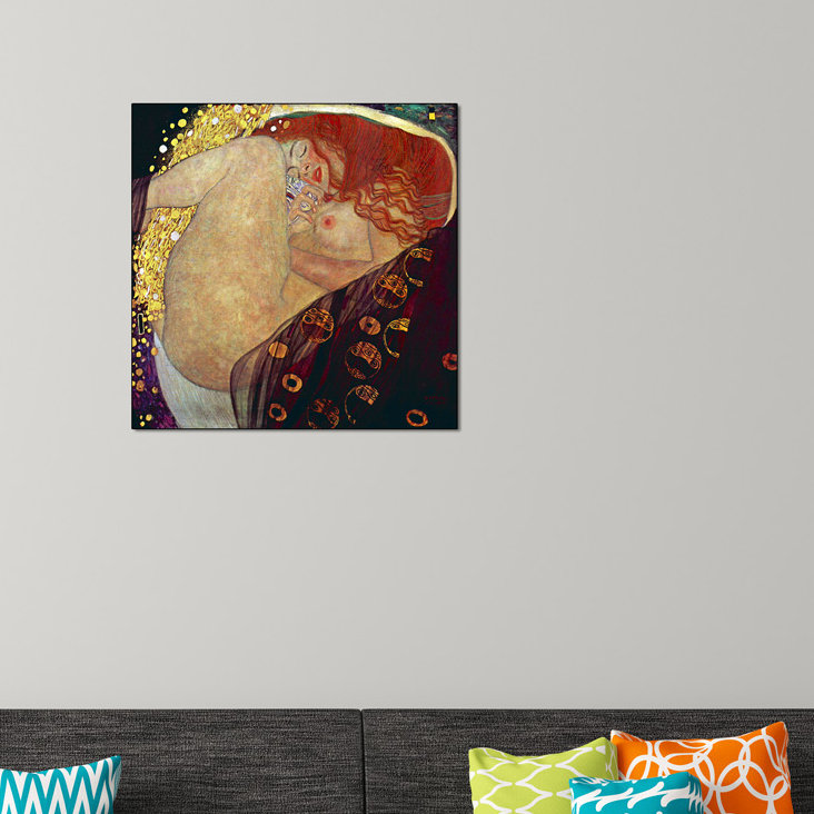 Gustav Klimt - Wrapped Canvas Painting, 50cm H x 50cm W x 1.8cm D
