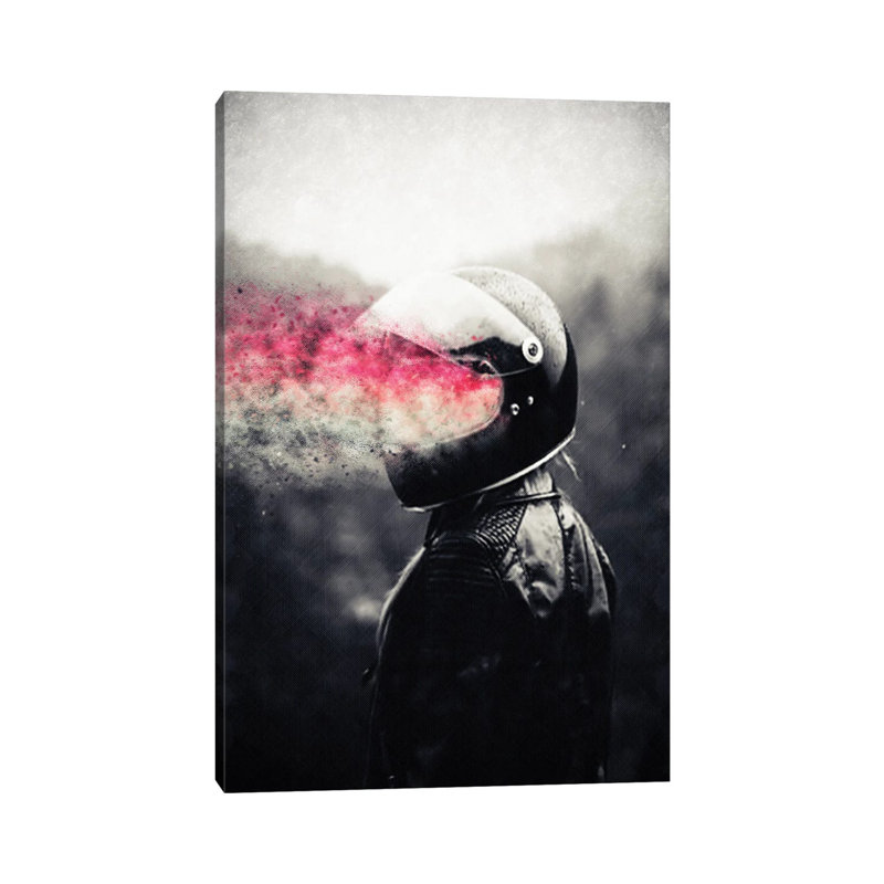 Retro Rider by Underdott Art - Wrapped Canvas Print, 66.04 cm H x 45.72 cm W x 1.91 cm D