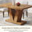 47.24" Walnut Brown Dining Table-1500529162