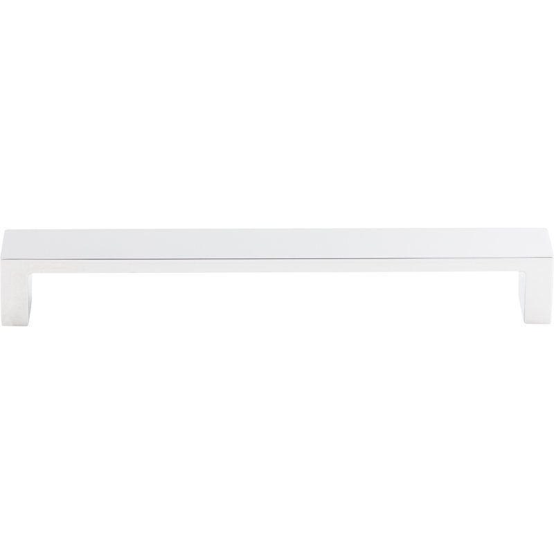 Modern Metro Bar Pull, Polished Chrome, 7" Center to Center